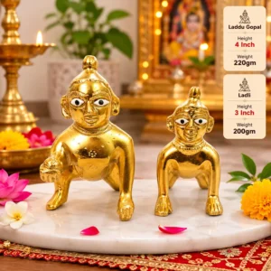 10 10 brass laddu gopal ladli murti set handmade pooja idol 4 3 original imahpkhzprmdj7rm (3) (1)