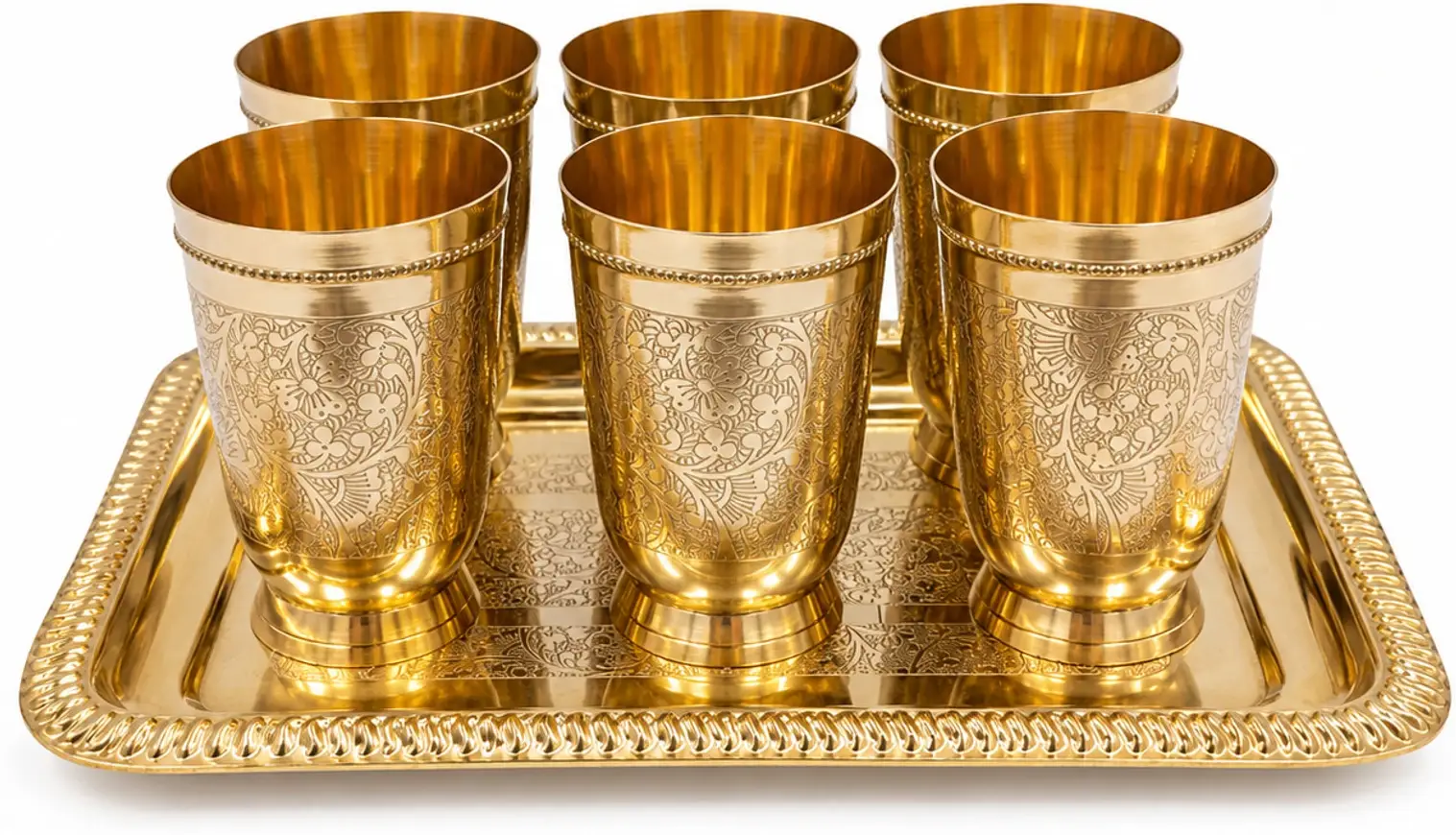 100 pure brass glass set of 6 with serving tray 300 ml brass original imahpajryahhpkgq (2) 100 pure brass glass set of 6 with serving tray 300 ml brass original imahpajryahhpkgq (2)