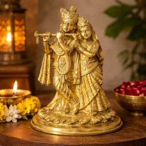 4 0 4 0 antique brass radha krishna idol statue jyoti original imahmgezdhszvtp7 (1)
