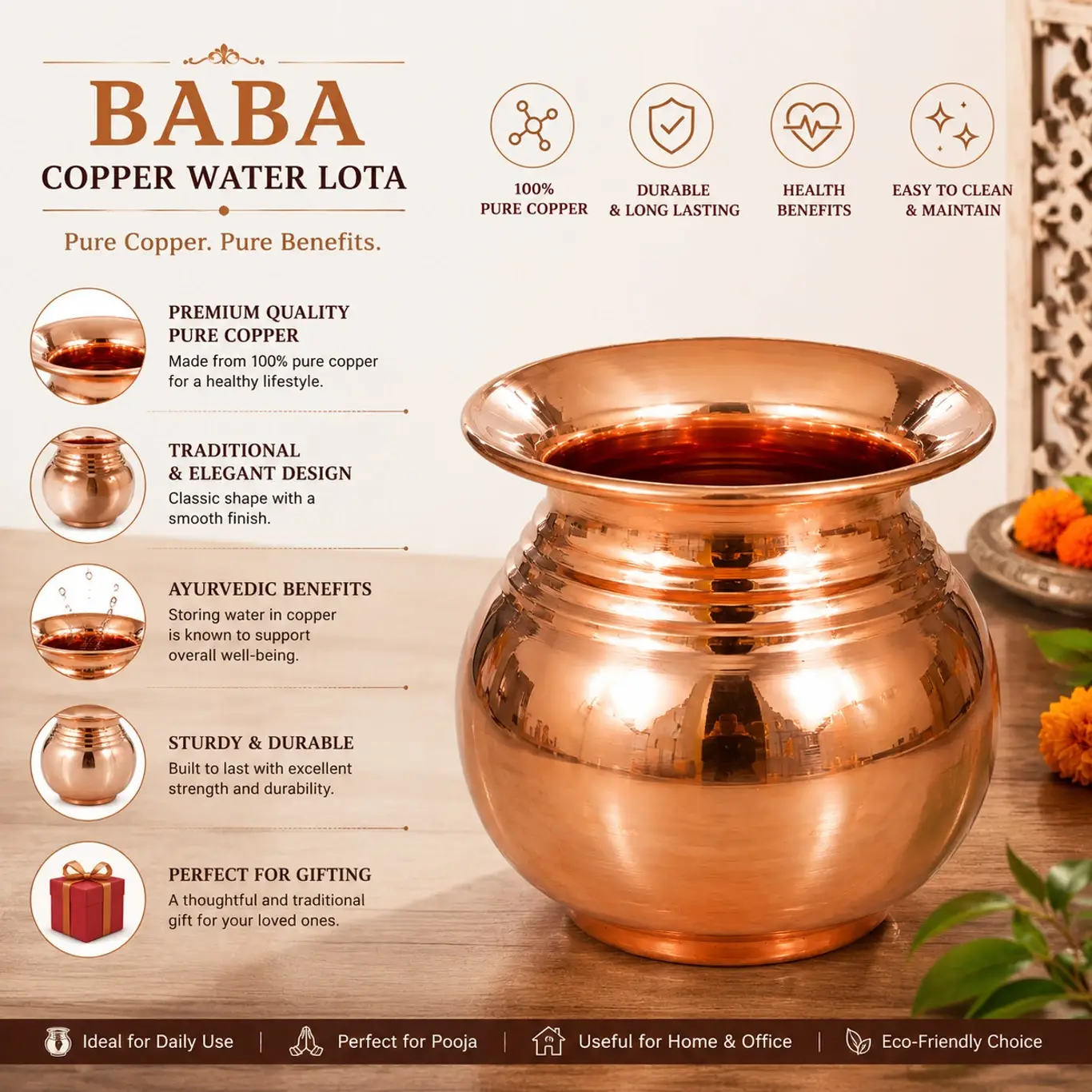 handcrafted pure copper lota kalash for pooja water storage original imahz2dgbmyfwveh (1) handcrafted pure copper lota kalash for pooja water storage original imahz2dgbmyfwveh (1)