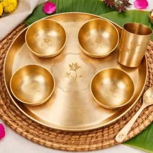no 6 kansa bronze dinner set pack of 6 jyoti entreprises original imahmjqf3g9qjcpf (1)